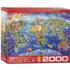 Crazy World - Scratch and Dent Maps & Geography Jigsaw Puzzle
