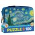 Starry Night van Gogh Puzzle in a LunchBox Fine Art Jigsaw Puzzle