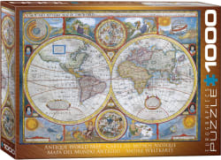 ジグソーパズル The Atlas - Old Map jigsaw puzzle 1000p. Old Map 1000 Piece Puzzle by Clementoni – Historic World Map