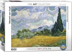 Wheat Field with Cypresses Fine Art