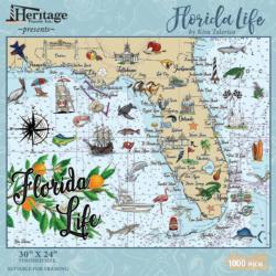 Florida Life Maps & Geography Jigsaw Puzzle