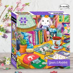 Year of the Rabbit Around the House Jigsaw Puzzle