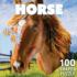 Horse 100 Piece Squzzle Animals Shaped Puzzle