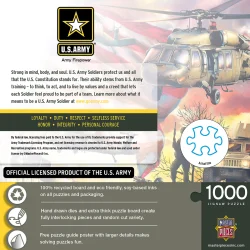 Army Firepower - 1000 Piece Jigsaw Puzzle by MasterPieces