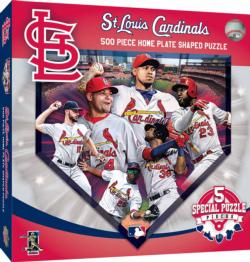 St. Louis Cardinals Homeplate Shaped Puzzle Sports Shaped Puzzle