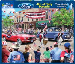 July 4th Seaside Celebration Beach & Ocean Jigsaw Puzzle By Crown Point Graphics