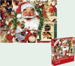 Norman Rockwell Christmas Nostalgia Nostalgic & Retro Jigsaw Puzzle