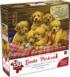 Pile of Gold Dogs Jigsaw Puzzle