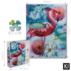 Large Format Collection - Linda McClure - Forever Flamingo Birds