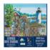 Summer Rose Harbor Lighthouse Jigsaw Puzzle