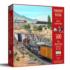 Tehachapi Passing Train Jigsaw Puzzle