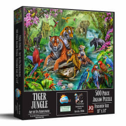 紙ジャケ2枚★フォレスト FOREST/フォレスト、フル・サークルHARVEST Tiger Jungle - 500 Piece Jigsaw Puzzle by SunsOut | Puzzle