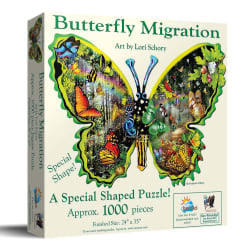 Butterfly Migration - 1000 Piece Jigsaw Puzzle by SunsOut