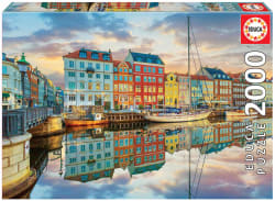 Sunset At Copenhagen Harbor Travel