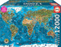 Wonders of the World - Scratch and Dent Maps & Geography Jigsaw Puzzle