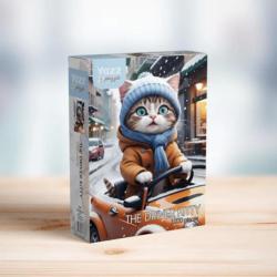The Driver Kitty Animals Jigsaw Puzzle