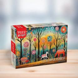 Colorful Forest Animals Jigsaw Puzzle