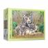 White Tiger Family 3 500 Piece Puzzle Big Cats Jigsaw Puzzle