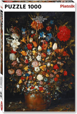 Flowers in a Wooden Vessel Flower & Garden