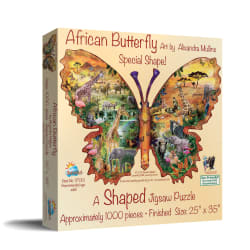 sevenbutterfly 　3点まとめ Butterfly Waterfall - 1000 Piece Jigsaw Puzzle by SunsOut