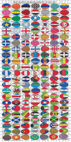 More Colorful Egg Pattern Favorites To Go For - Scratch and Dent Maps & Geography