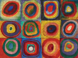 Wassily Kandinsky: Squares with Concentric Circles Contemporary & Modern Art