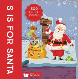 S is For Santa Puzzle Christmas Jigsaw Puzzle