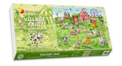 Chaos at the Village Fair - Scratch and Dent Spring Jigsaw Puzzle