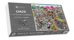 Chaos at the Cycling Tournament - Scratch and Dent Humor Jigsaw Puzzle