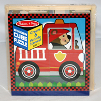 The Fire Truck Vehicles Children's Puzzles By Djeco
