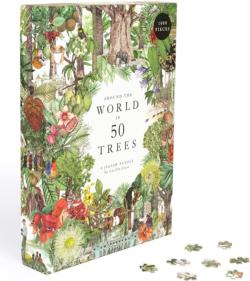 Around the World in 50 Trees Travel Jigsaw Puzzle