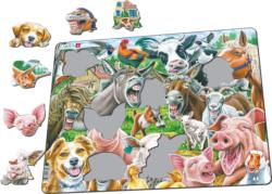Home on the Farm Farm Animal Jigsaw Puzzle By SunsOut