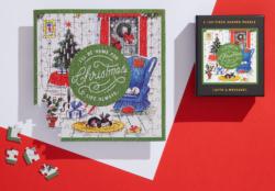 Home for Christmas Mini Shaped Puzzle Humor Jigsaw Puzzle