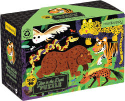 Land Predators Glow in the Dark Puzzle - Scratch and Dent Forest Animal