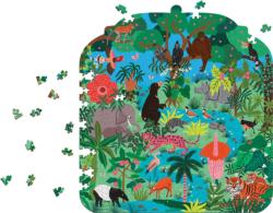 Rainforest Terrarium Shaped Puzzle Forest Animal Shaped Puzzle