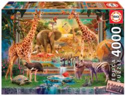 Savana Coming To Life - Scratch and Dent Safari Animals Jigsaw Puzzle