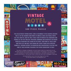 Vintage Motel Signs Travel Jigsaw Puzzle