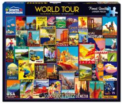 World Tour by Todd Cameron Travel Jigsaw Puzzle