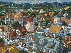 Solvang Europe Jigsaw Puzzle By Dowdle Folk Art