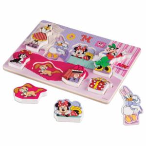 Minnie Children's Cartoon Chunky / Peg Puzzle By Melissa and Doug