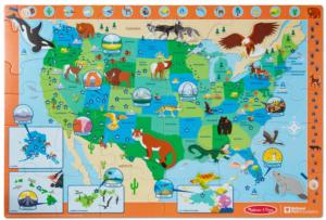 Multi-Park Park Map Floor Puzzle Maps & Geography Children's Puzzles By Melissa and Doug