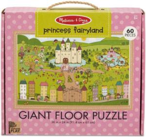 Green Start Giant Floor Puzzle - Princess Fairyland Fairy Children's Puzzles By Melissa and Doug