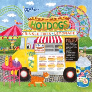 Hot Dog Truck Ii Food and Drink Jigsaw Puzzle By Ceaco