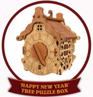 Happy New Year Tree Puzzle Box Brain Teaser By iDventure