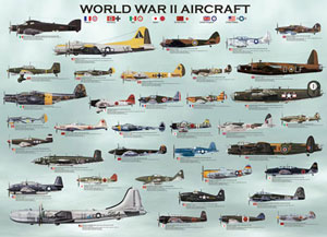 World War II Aircraft Military / Warfare Jigsaw Puzzle By Eurographics