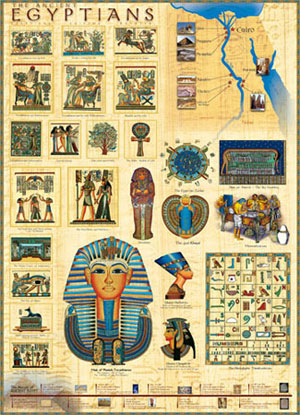 Ancient Egyptians Collage Jigsaw Puzzle By Eurographics