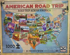 Road Trip America United States Jigsaw Puzzle By TDC Games