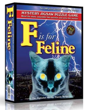 F is for Feline (Mystery Puzzle) Cats Multi-Pack By TDC Games