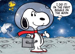 Peanuts Moon Beagle Peanuts Children's Puzzles By Ceaco