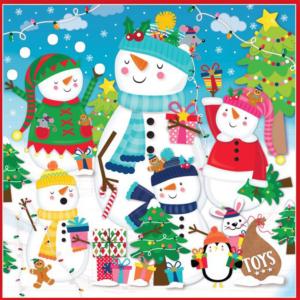 Merry & Bright Christmas Children's Puzzles By Ceaco